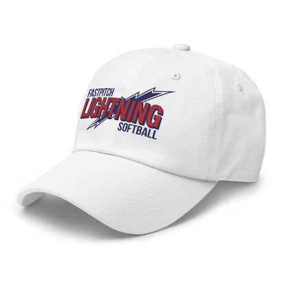Dad Hat | Amherst Lightning Softball | Lightning Logo