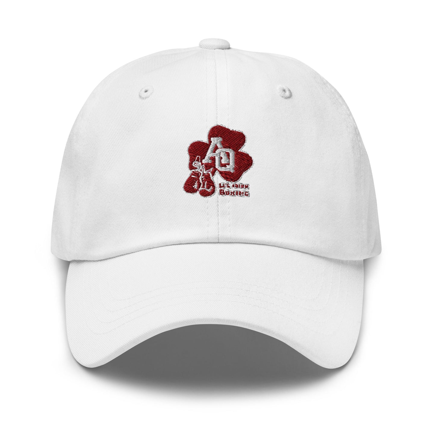 Dad Hat | Aquinas Li’l Irish Boxing | AQ Shamrock Logo