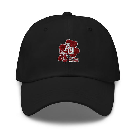Dad Hat | Aquinas Li’l Irish Boxing | AQ Shamrock Logo