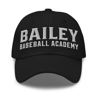 Dad Hat | Bailey Baseball Academy | Script Logo