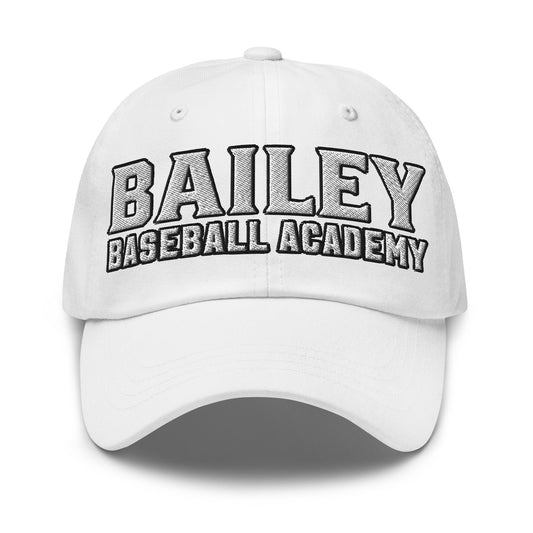 Dad Hat | Bailey Baseball Academy | Script Logo