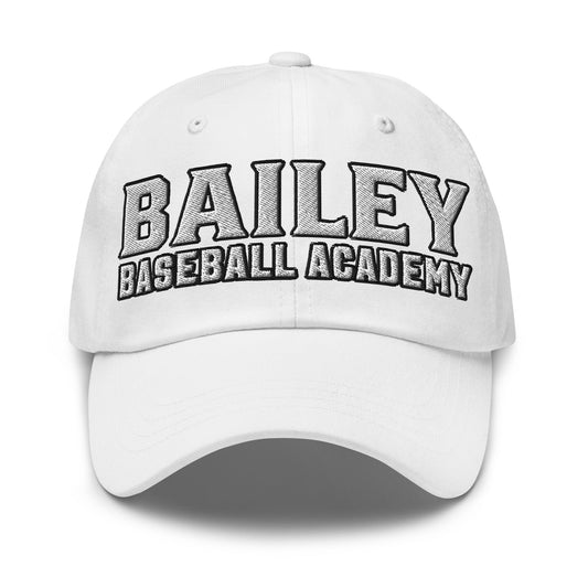 Dad Hat | Bailey Baseball Academy | Script Logo