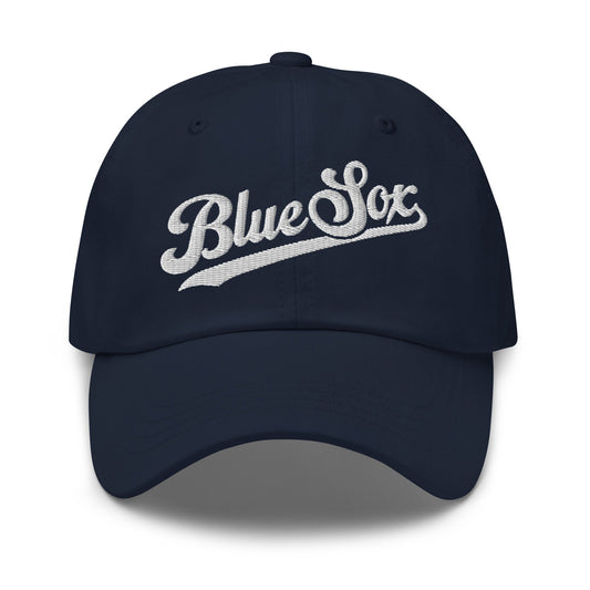 Dad Hat | Blue Sox | Script Logo
