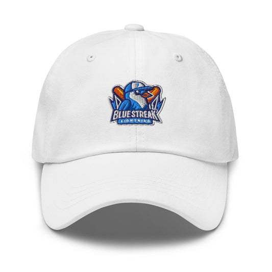 Dad Hat | Blue Streak Lightning | Mascot Logo
