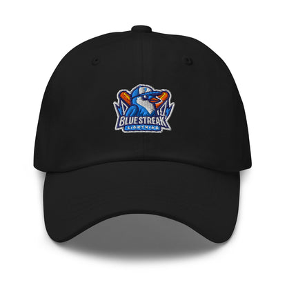 Dad Hat | Blue Streak Lightning | Mascot Logo