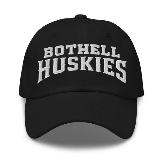 Dad Hat | Bothell Huskies Youth Basketball | Script Logo