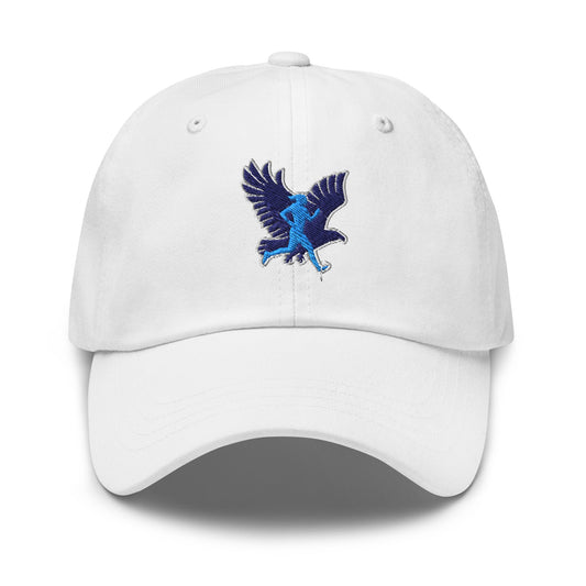 Dad Hat | Bowdoinham Rebel Runners | Aerial Runner Emblem Logo