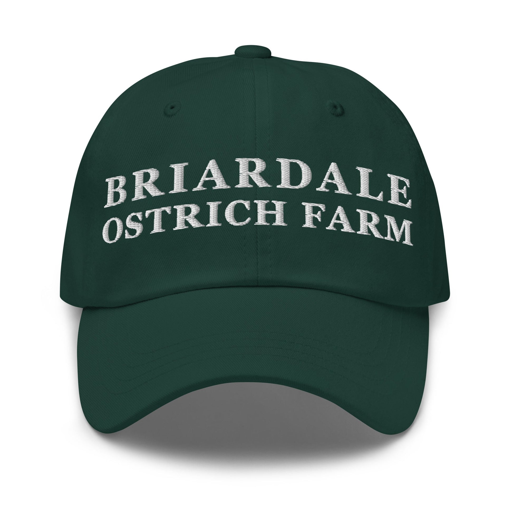 Dad Hat | Briardale Ostrich Farm | Script Logo