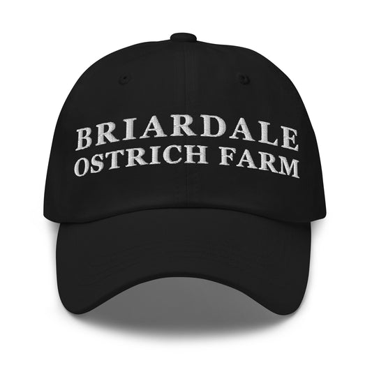 Dad Hat | Briardale Ostrich Farm | Script Logo