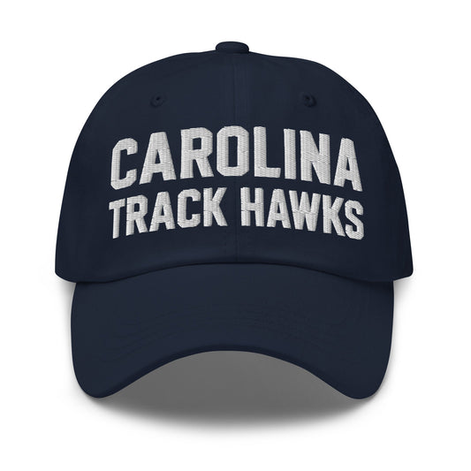 Dad Hat | Carolina track Hawks | Crest Logo