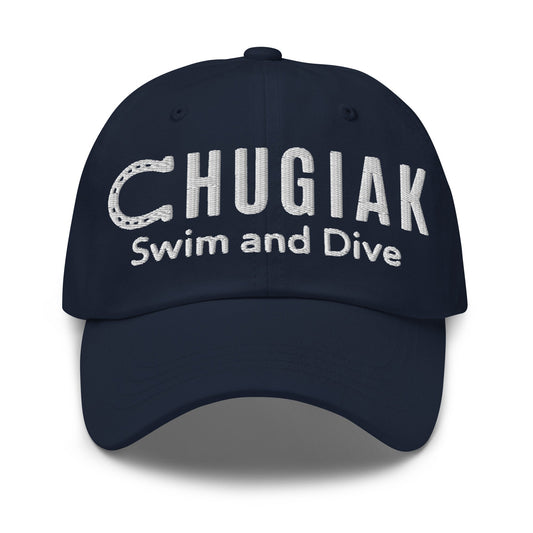 Dad Hat | Chugiak Mustang Swim & Dive | Crest Logo