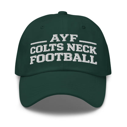 Dad Hat | Colts Neck Cougars | Youth Tackle Football (AYF) | Varsity Badge Logo