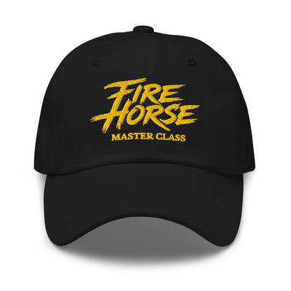 Dad Hat | Fire Horse Masters | Modern Script Logo
