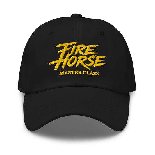 Dad Hat | Fire Horse Masters | Modern Script Logo