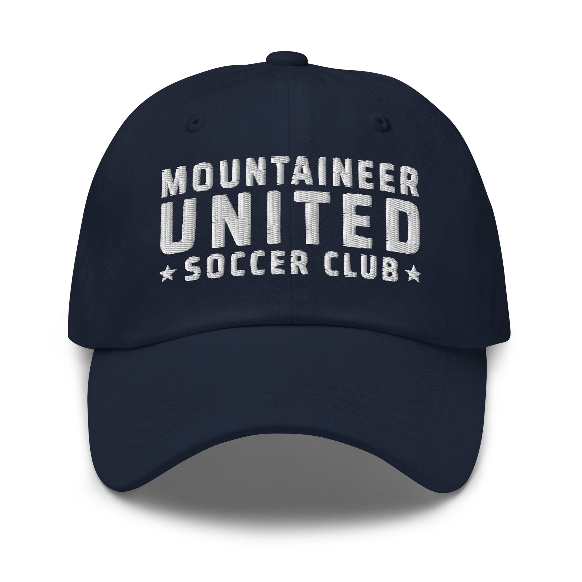 Dad Hat | Mountaineer United Soccer Club | Alpine Crest Logo