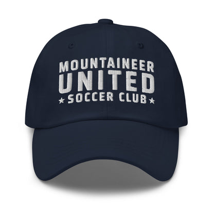 Dad Hat | Mountaineer United Soccer Club | Alpine Crest Logo