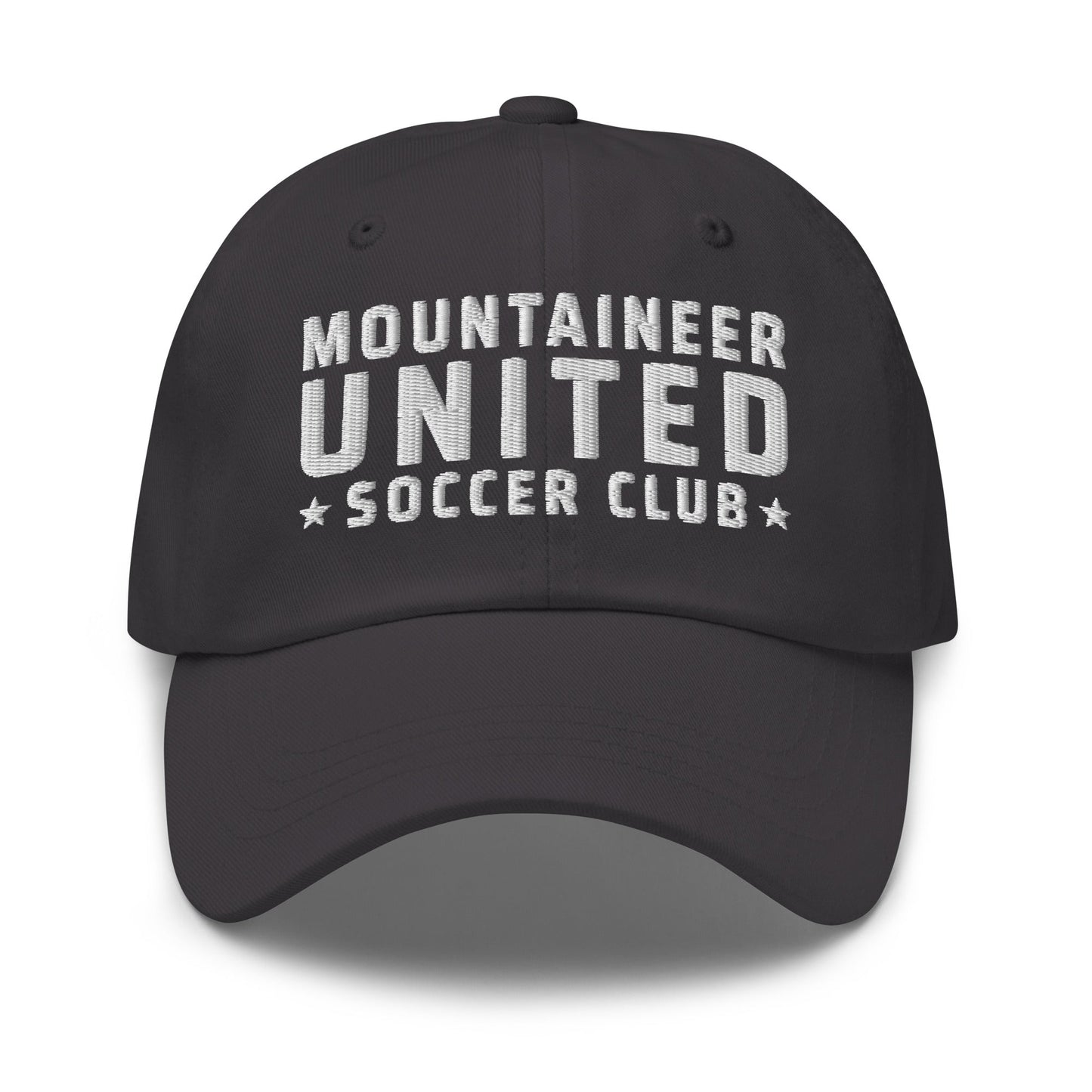 Dad Hat | Mountaineer United Soccer Club | Alpine Crest Logo