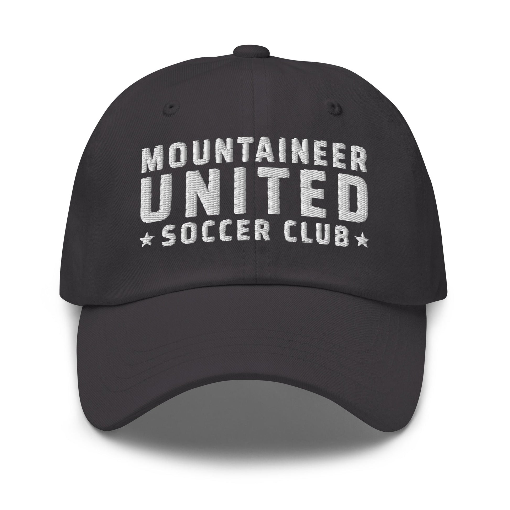 Dad Hat | Mountaineer United Soccer Club | Alpine Crest Logo