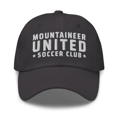 Dad Hat | Mountaineer United Soccer Club | Alpine Crest Logo