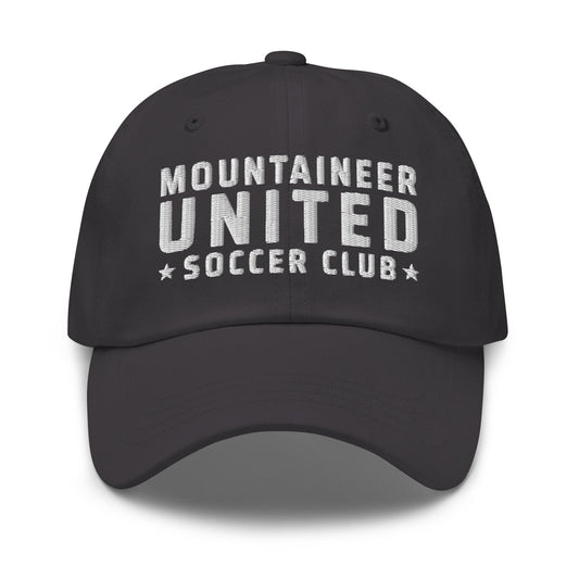 Dad Hat | Mountaineer United Soccer Club | Alpine Crest Logo