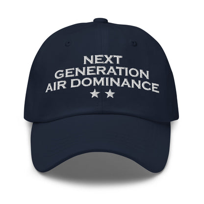 Dad Hat | Next Generation Air Dominance | Modern Script Logo