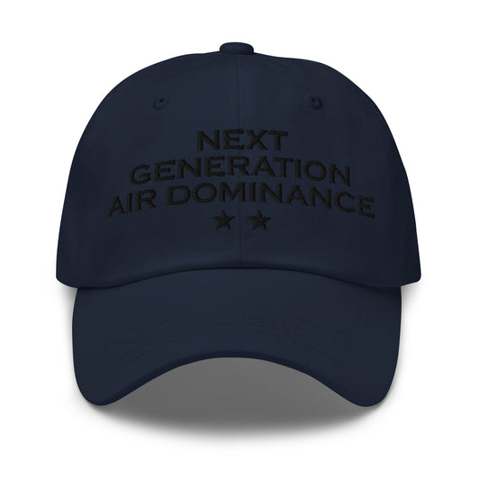 Dad Hat | Next Generation Air Dominance | Modern Script Logo