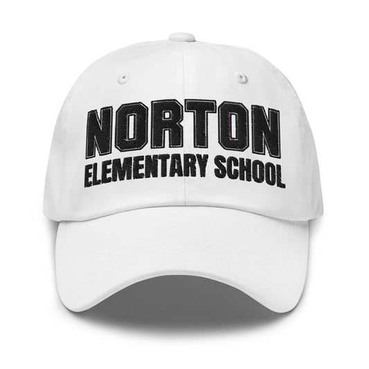 Dad Hat | Norton Elementary School | Block Script Logo
