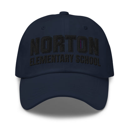 Dad Hat | Norton Elementary School | Block Script Logo