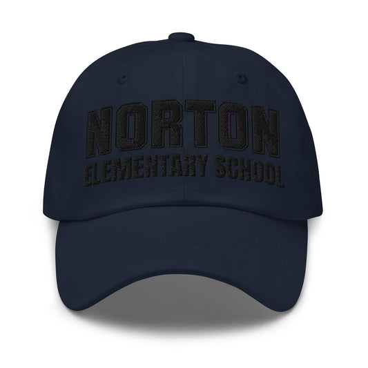 Dad Hat | Norton Elementary School | Block Script Logo