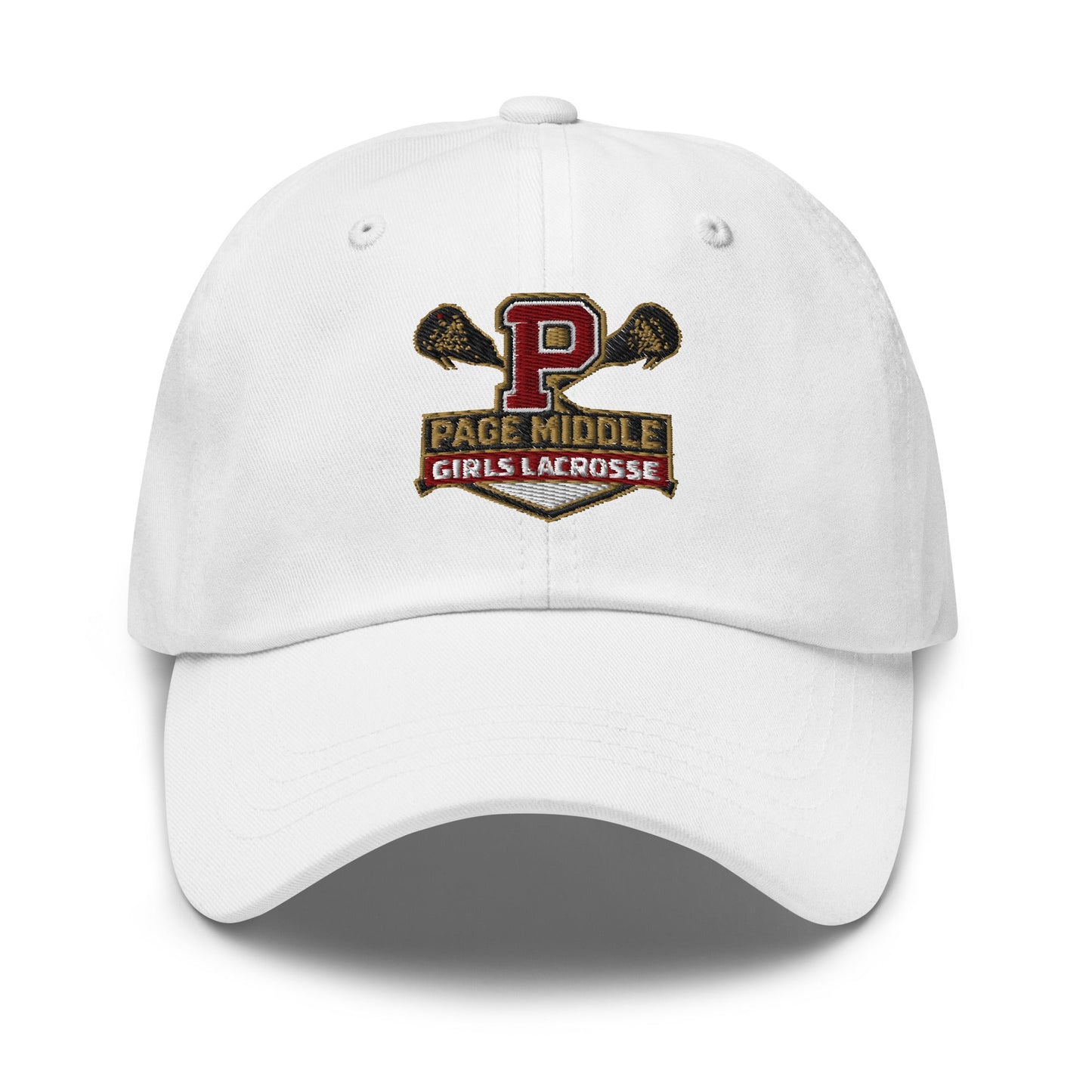 Dad Hat | Page Middle Girls Lacrosse | Block P Logo
