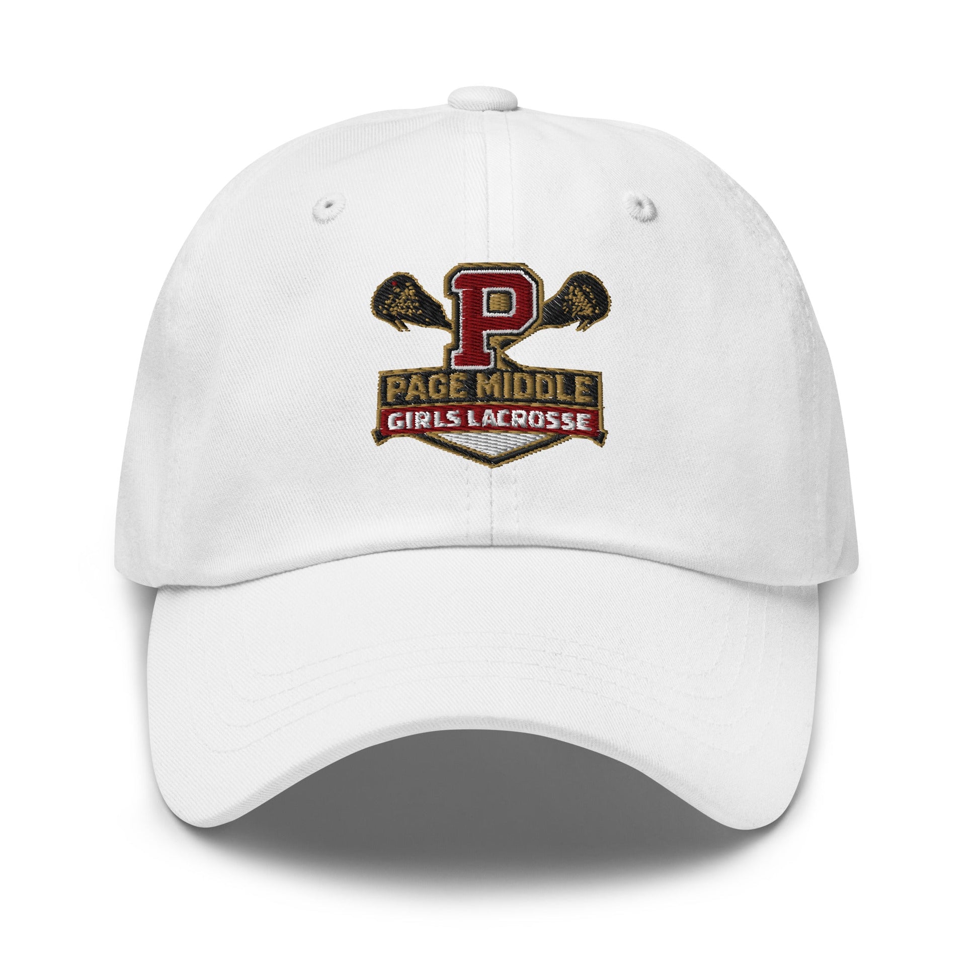 Dad Hat | Page Middle Girls Lacrosse | Block P Logo