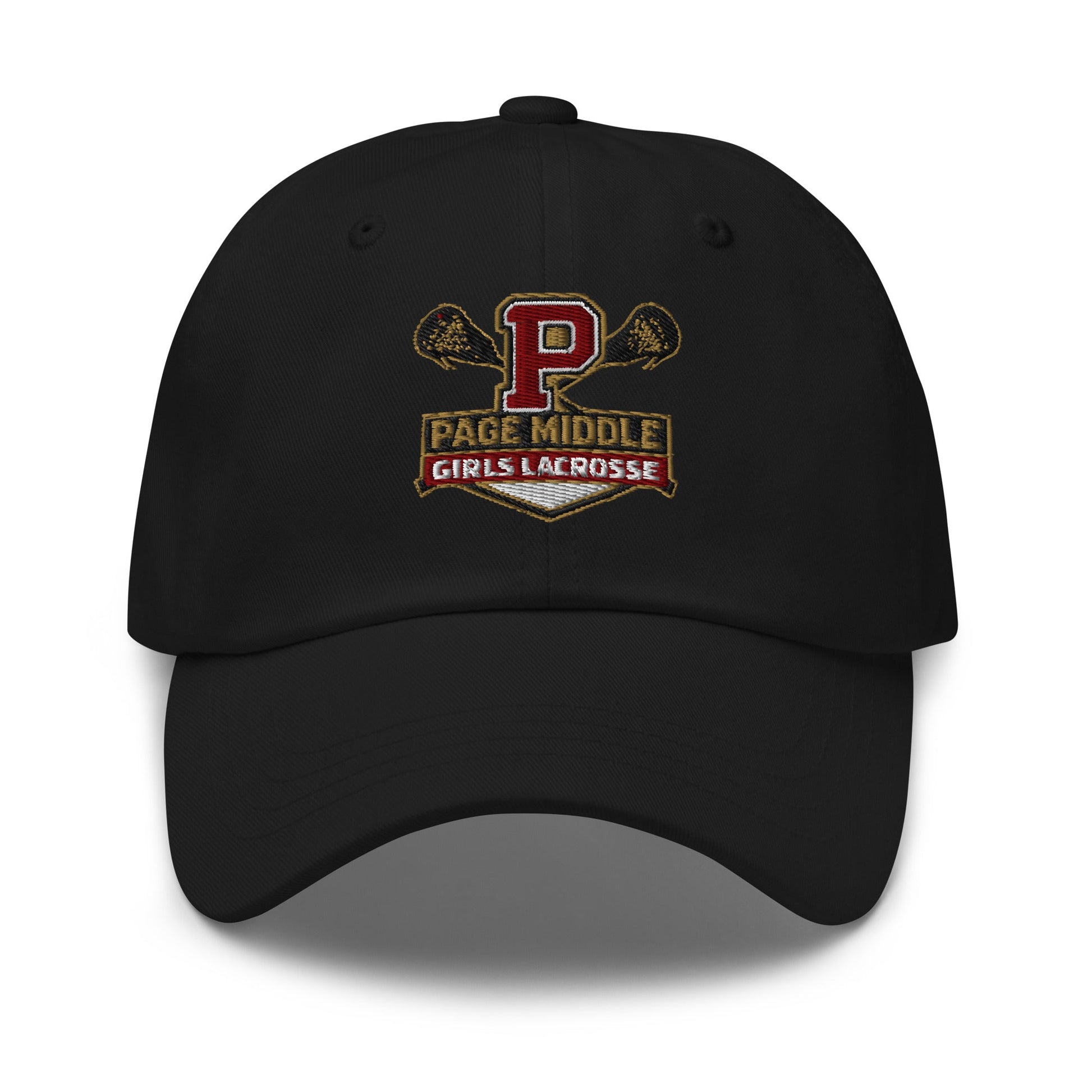 Dad Hat | Page Middle Girls Lacrosse | Block P Logo