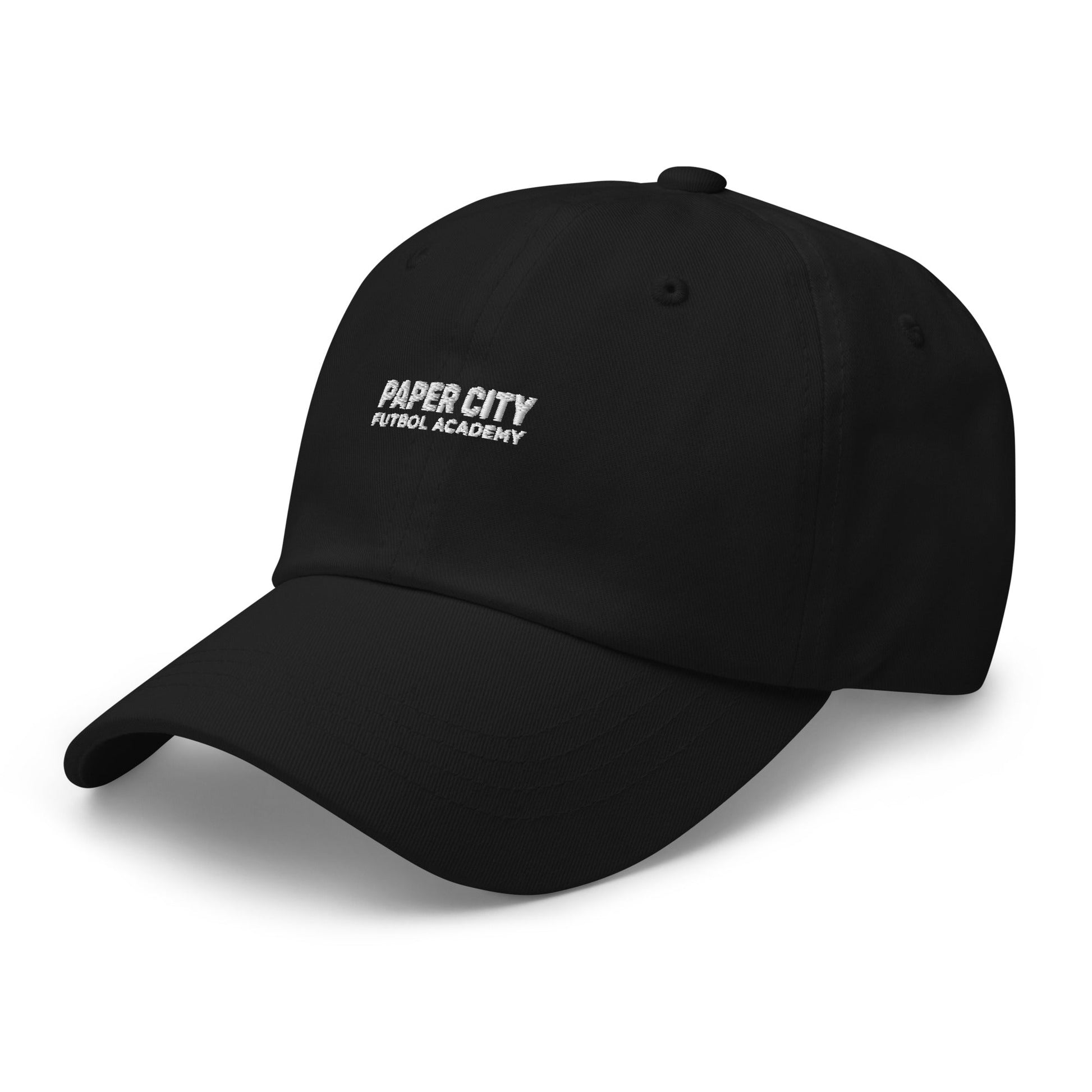 Dad Hat | Paper City Futbol Academy | Vanguard Shield Logo