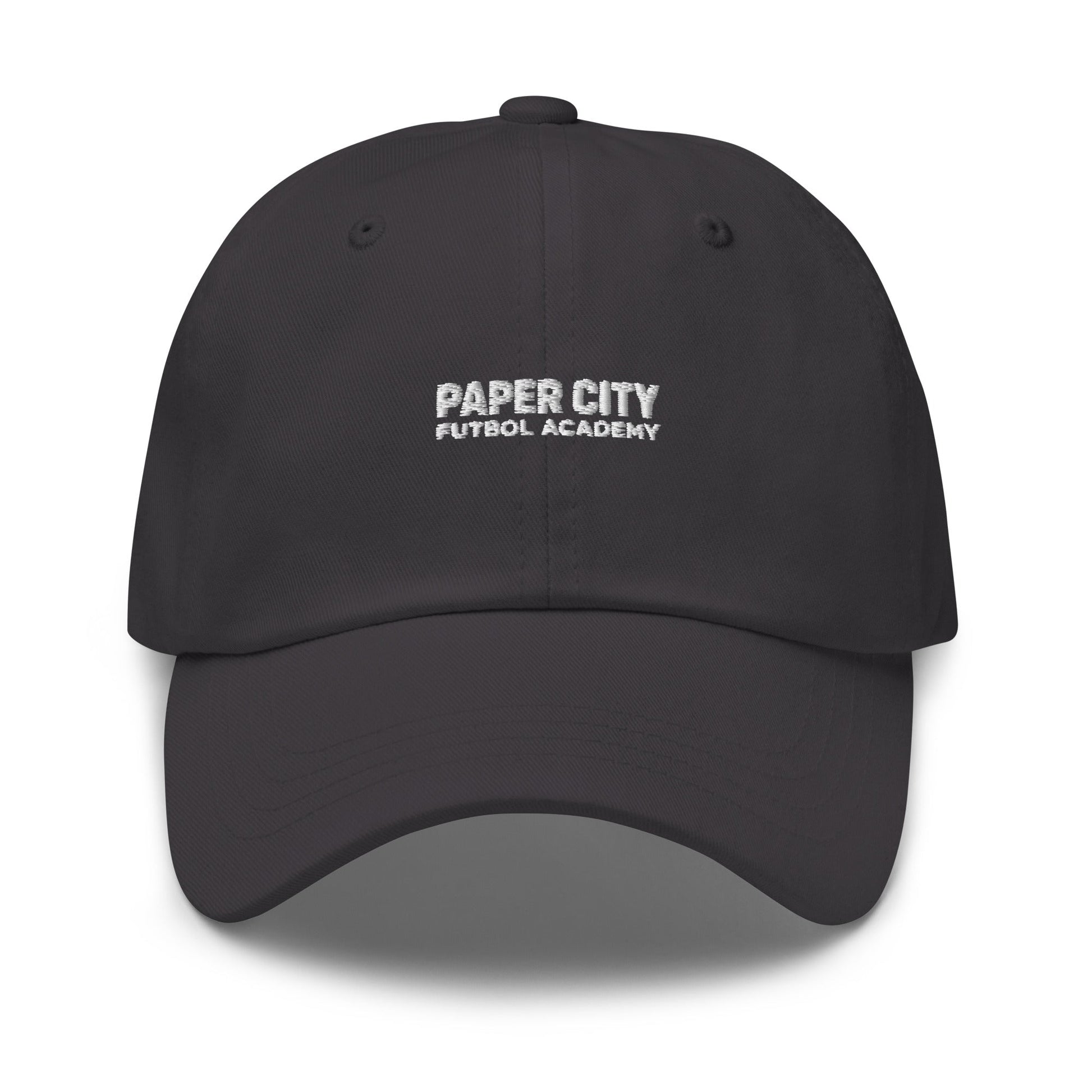 Dad Hat | Paper City Futbol Academy | Vanguard Shield Logo