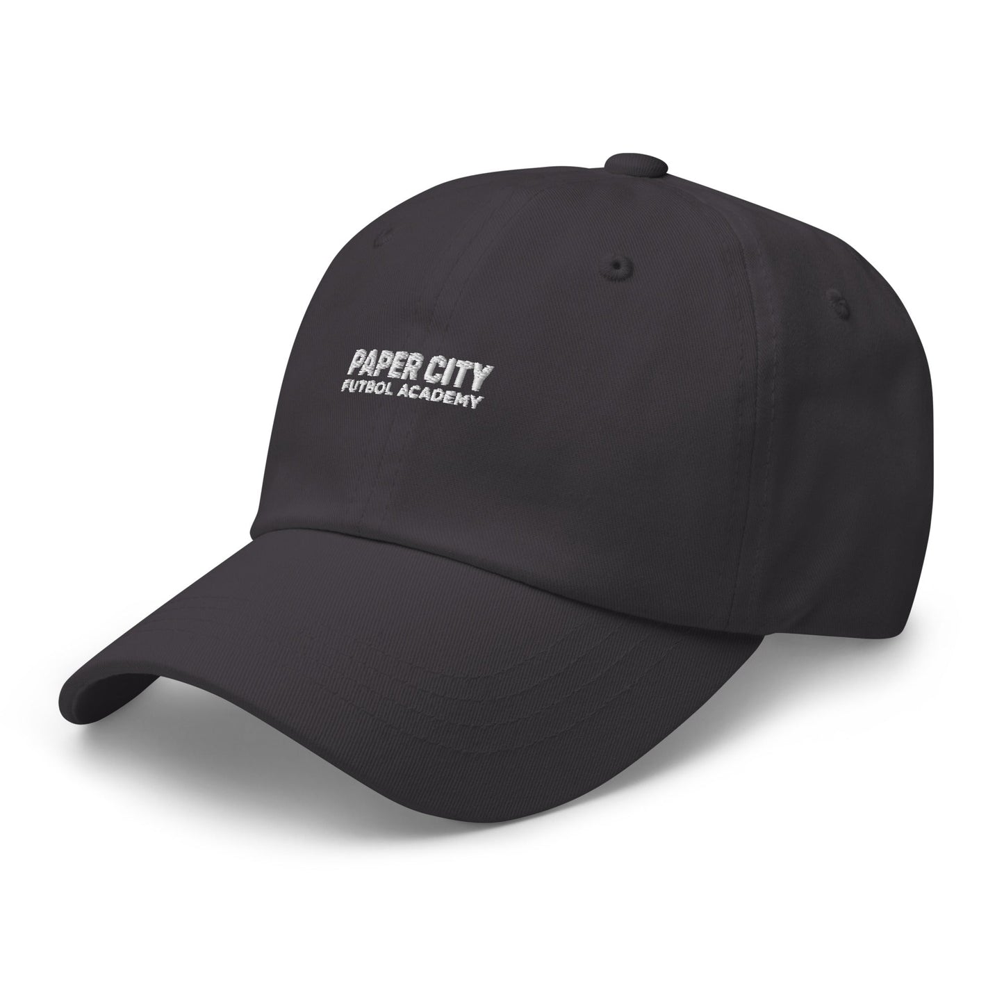Dad Hat | Paper City Futbol Academy | Vanguard Shield Logo