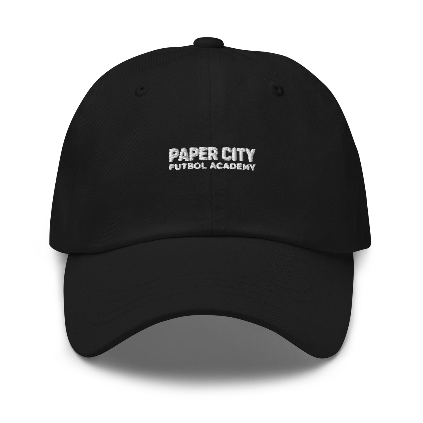 Dad Hat | Paper City Futbol Academy | Vanguard Shield Logo