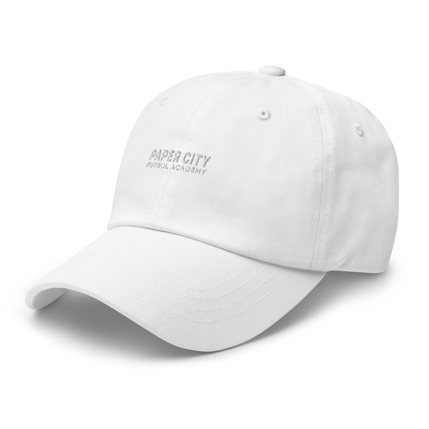 Dad Hat | Paper City Futbol Academy | Vanguard Shield Logo