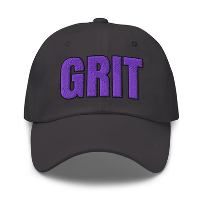 Dad Hat | Pure Grit Softball | Purple Logo