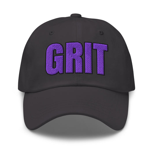 Dad Hat | Pure Grit Softball | Purple Logo