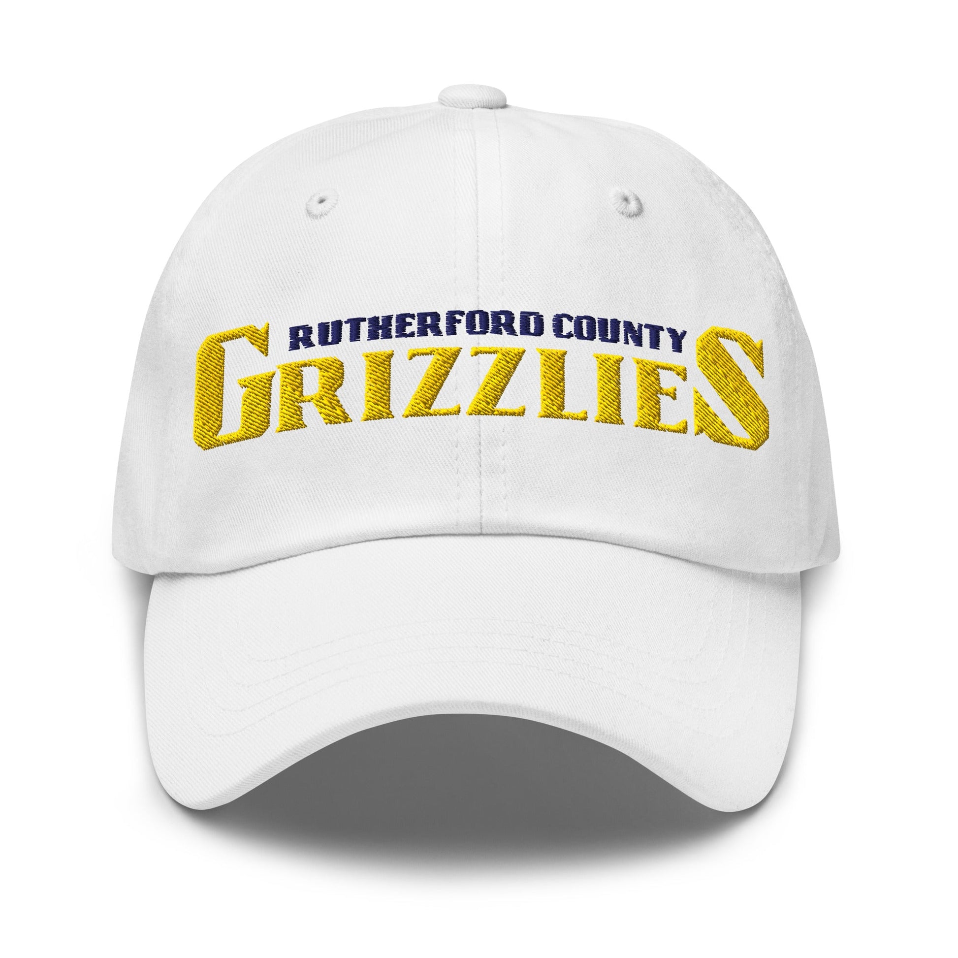 Dad Hat | Rutherford County Grizzlies Football | Script Logo
