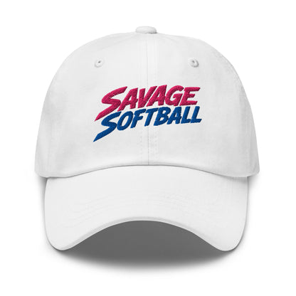 Dad Hat | Savage Softball | Mascot Logo