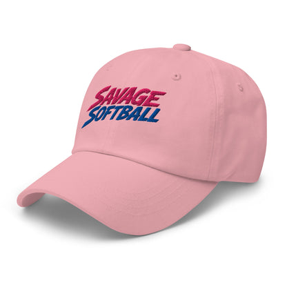 Dad Hat | Savage Softball | Mascot Logo