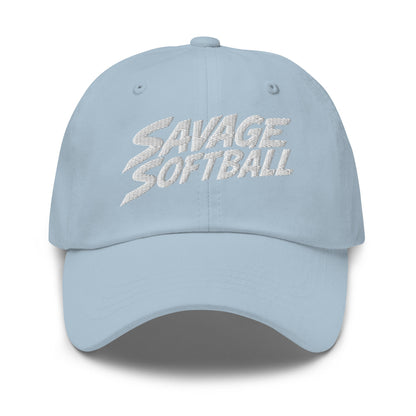 Dad Hat | Savage Softball | Mascot Logo