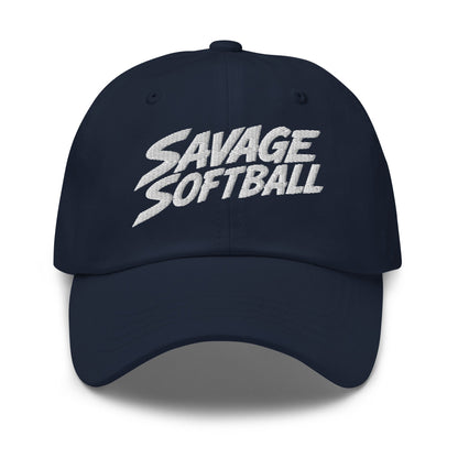 Dad Hat | Savage Softball | Mascot Logo