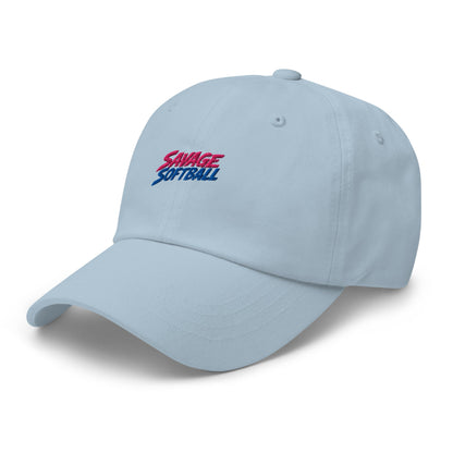 Dad Hat | Savage Softball | Mascot Logo