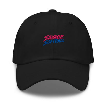 Dad Hat | Savage Softball | Mascot Logo