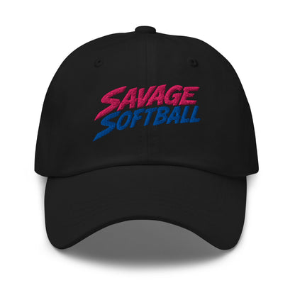 Dad Hat | Savage Softball | Mascot Logo