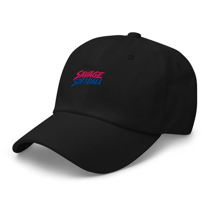 Dad Hat | Savage Softball | Mascot Logo