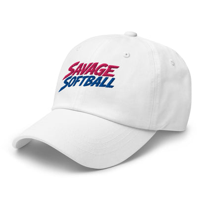 Dad Hat | Savage Softball | Mascot Logo