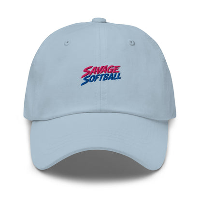 Dad Hat | Savage Softball | Mascot Logo